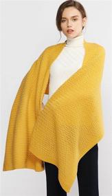 img 2 attached to Winter Warmth: Chunky Scarfs Shawls Pashminas for Women - Essential Accessories by Scarves & Wraps