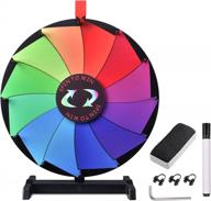 wow your audience with winspin's 18" tabletop color prize wheel - editable and perfect for trade shows and carnival games! logo