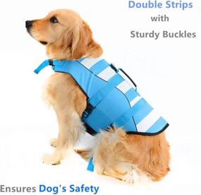 img 3 attached to 🐶 Top-rated High Visibility Dog Life Jacket Safety Vests: Enhanced Buoyancy &amp; Rescue Handle for Swimming