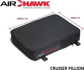 img 3 attached to 🛵 Воздушная подушка Airhawk Small Pillion для мотоцикла - 11" x 9" - Улучшенное имя для SEO: FA-AH2PLN