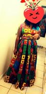 img 1 attached to Bold African Print Maxi Dress For Women - Stunning Dashiki Long Dress review by Travis Carter