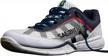 salming viper 2.0 indoor shoes handball shoes white/blue/red logo