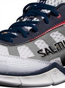 img 2 attached to Salming Viper 2.0 Indoor Shoes Handball Shoes White/Blue/Red