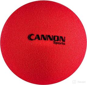 img 2 attached to 🔴 Cannon Sports Red Uncoated Foam Ball - 8.5" Length/Height/Width