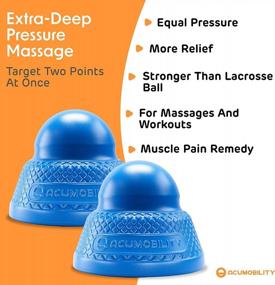 img 2 attached to Revive Sore Muscles And Reduce Tension With Acumobility'S Versatile Massage Ball Set - Trigger Point, Deep Tissue, Foot And Therapy Massage Rollers
