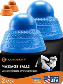 img 4 attached to Revive Sore Muscles And Reduce Tension With Acumobility'S Versatile Massage Ball Set - Trigger Point, Deep Tissue, Foot And Therapy Massage Rollers