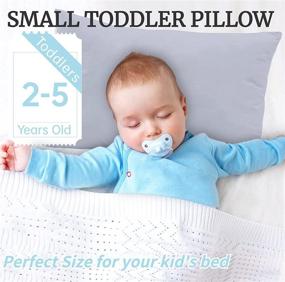 img 3 attached to Toddler Pillowcase Baby Hypoallergenic Pillows