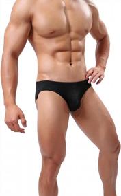 img 1 attached to 🩲 Men's Low Rise Modal Briefs - Lightweight and Super Soft Underwear by yuyangdpb