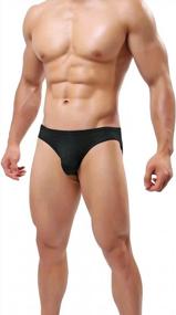 img 2 attached to 🩲 Men's Low Rise Modal Briefs - Lightweight and Super Soft Underwear by yuyangdpb