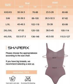 img 2 attached to Tone Your Figure Instantly With SHAPERX Tummy Control Bodysuit - Seamless Sculpting Thong Body Shaper For Women