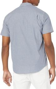 img 3 attached to Stylish and Comfortable: Amazon Essentials Regular Fit Short Sleeve Stripe Men's Clothing and Shirts