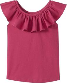 img 3 attached to Stylish Moon Back Hanna Andersson Fashion Girls' Clothing: Amazing Tops, Tees & Blouses