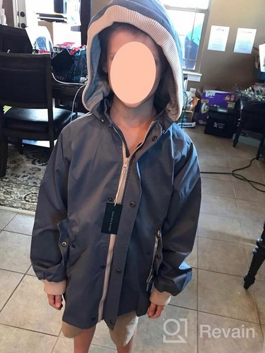 img 1 attached to 🧥 BINIDUCKLING Toddler Waterproof Windbreaker Jacket Boys' Apparel review by Kenny Kowalewski