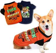 🎃 yuepet 2 pack halloween dog shirts: adorable pet costumes for small dogs and cats logo