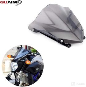 img 4 attached to GUAIMI Motorcycle Windshield Windscreen Pare Brise Motorcycle & Powersports