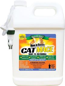 img 4 attached to 🐱 Nature's Mace Cat Repellent Spray - 1 Gallon | Treats 3,000 Sq. Ft. | Keep Cats Away from Your Lawn and Garden | Train Your Cat to Stay Out of Bushes | Safe for Children & Plants
