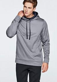 img 1 attached to Men'S Fleece Pullover Hoodies By TSLA: Thermal Warm Winter Sports Running Workout Hoodie