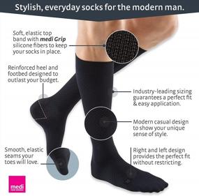 img 3 attached to Mediven Men Select 1520 MmHg Calf High Compression Stockings Closed Toe