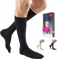 mediven men select 1520 mmhg calf high compression stockings closed toe logo