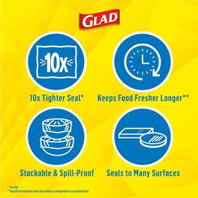 img 1 attached to Glad Press'N Seal Plastic Food Wrap - 70 Square Foot Roll (Package May Vary)