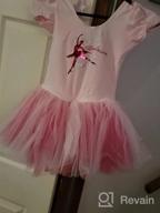img 1 attached to BAOHULU Leotard For Girls Ballet Dance Short Sleeve Tutu Dress Ballerina Costumes review by Braxton Jackson