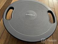 img 1 attached to Get Fit With EVERYMILE Wobble Balance Board: Exercise, Stability & Core Trainer For Physical Therapy & Gym! review by Marcus Consumers