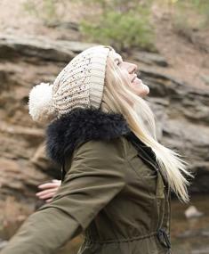 img 2 attached to Stay Stylish This Winter With Women'S Confetti Knit Beanie With Pom Pom And Chenille Detailing