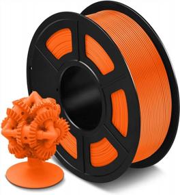 img 4 attached to Оранжевая нить SUNLU 1,75 мм - устойчивая к ультрафиолетовому излучению, дождю и термостойкая прочная нить для 3D-принтера для наружных функциональных механических деталей - катушка 1 кг (2,2 фунта) с 395 метрами