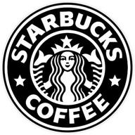 starbucks coffee black sticker decal логотип