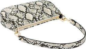 img 1 attached to Heaye Crocodile Classic Shoulder Chocolate Women's Handbags & Wallets at Shoulder Bags