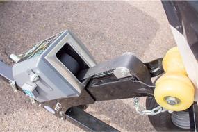 img 2 attached to High-powered Goldenrod Electric Trailer Winch: 3000LBS Max Load Capacity