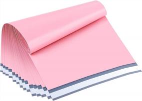 img 4 attached to 100 Pack 19X24 Inch Light Pink UCGOU Poly Mailers Extra Large Shipping Bags Self Seal Adhesive Waterproof And Tear Proof Boutique Postal For Clothing, Quilt And More