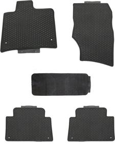 img 4 attached to 🚗 All-Weather Floor Mats for Audi Q7 (2005-2015): Enhancing Protection & Style