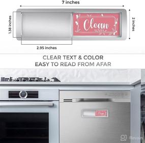 img 2 attached to 🔵 Introducing the New Premium Dishwasher Magnet: A Non-Scratch, Easy-to-Read Indicator with Strong Slide, Sleek Design, and Heavy Duty Magnet