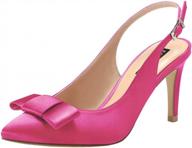 elegant slingback satin pumps for weddings, parties, and prom - erijunor mid-heels with pointy toes logo