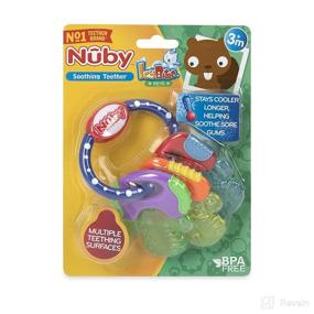 img 1 attached to Nuby Teether Keys Pack Multicolor