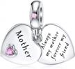 dalaran 925 sterling silver charm trio for family bonds: mother, daughter, sister dangle bead for bracelet or necklace logo