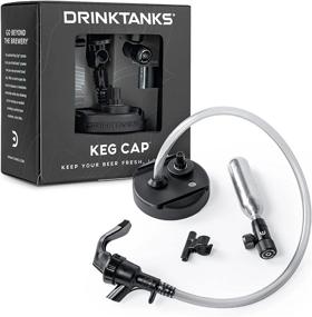 img 4 attached to Keg Cap Accessory Kit For Craft Beer Growler - Maintains Freshness Of Carbonated Drinks, By DrinkTanks