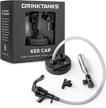 keg cap accessory kit for craft beer growler - maintains freshness of carbonated drinks, by drinktanks logo