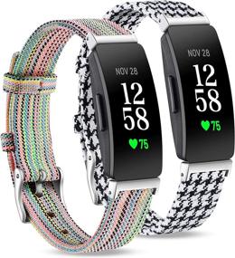 img 4 attached to (2 Pack) Witzon Compatible With Fitbit Inspire HR/Inspire/Inspire 2 Bands For Women Men Wellness & Relaxation