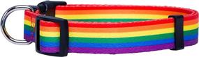 img 3 attached to 🌈 Rainbow Flag Dog Collar for Gay Pride Parade - LGBTQ Flags Equality Pet Apparel & Decor, Ideal Gift and LGBT Ally Accessory