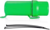 protective porotmotor waterproof tool tube: off-road motorcycle gloves raincoat storage box - green (big size) логотип