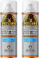 clear waterproof patch & seal spray by gorilla - 14-ounce, pack of 2 logo