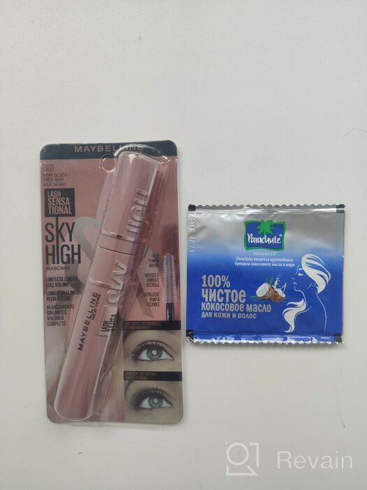 img 1 attached to 💫 Maybelline Sky High Lash Sensational Mascara, Black review by Yorum Chachum ᠌