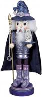 🧙 enchanting 18" hollywood decorative wizard nutcracker - purple christmas magic by kurt s. adler logo