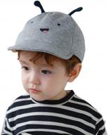 vivobiniya baby baseball caps for boys and girls - spring/summer/winter sun hats for infants 0-4 years old logo