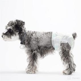 img 4 attached to ECO-CLEAN Disposable Female Dog Diapers - 30 PCS, Absorbent with Wetness Indicator, Suitable for Dogs of All Sizes