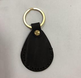 img 1 attached to Handcrafted Premium Leather Airtag Keyring