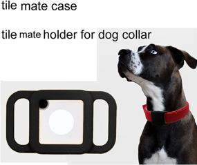 img 3 attached to 🐶 Claiol Silicone Case for Tile Mate (2020 & 2018), Innovative Tile Mate Case for Dog Collar or Pet Collar. (Black)