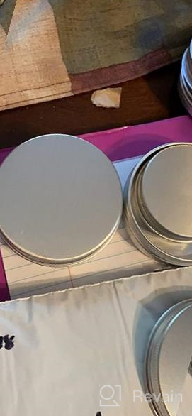 img 1 attached to 48-Piece Mixed Sizes Round Aluminum Screw Lid Tins Metal Jars For Storage And Organization review by Sean Moran